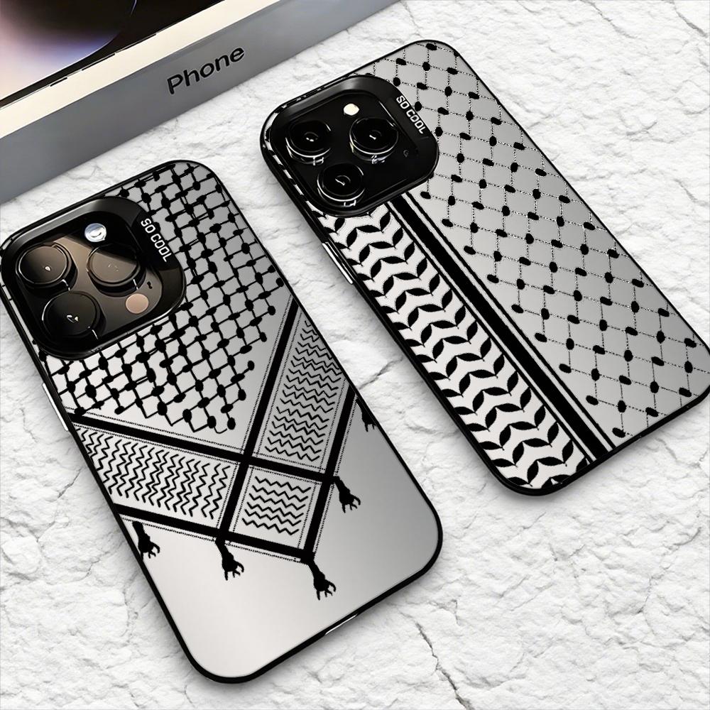 Phone Cases Iphone 14 - ケフィエ・パレスチナ柄 iPhoneケース iPhone 17 16 15