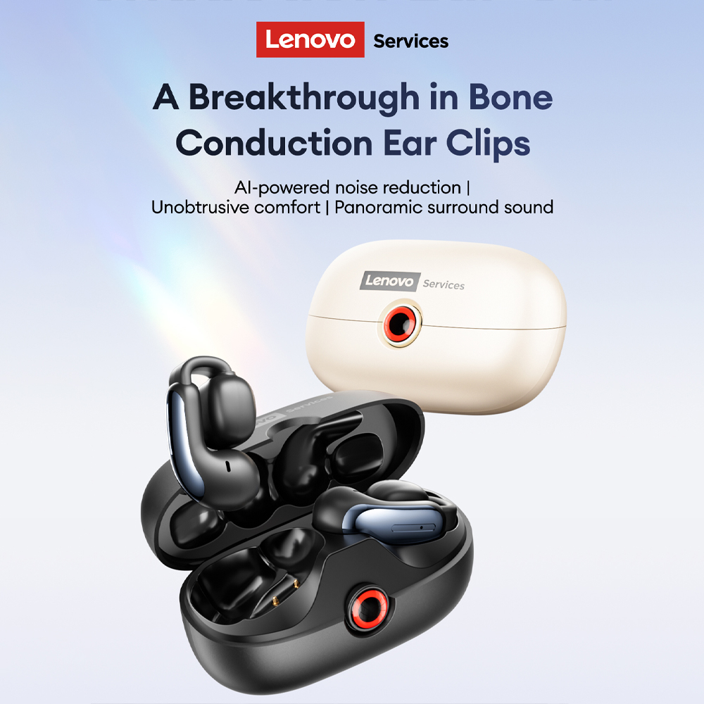Phone Cases Case - Lenovo LES-108 骨伝導 TWS イヤークリップ イヤホン