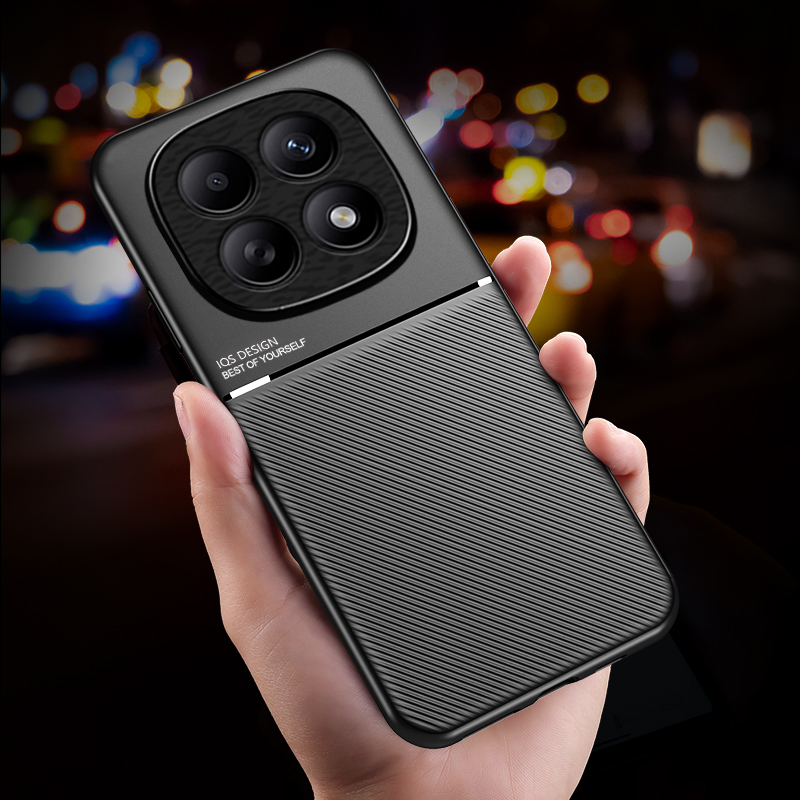 Phone Cases Eu - 車載マグネットホルダー付きレザープレート携帯電話ケース Redmi 15C A5 Global 171MM