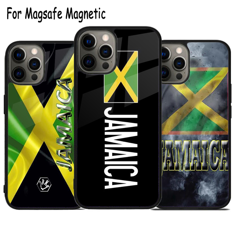 Phone Cases Jamaica - ジャマイカ国旗 ワイヤレス充電対応 iPhone 17 Air 15