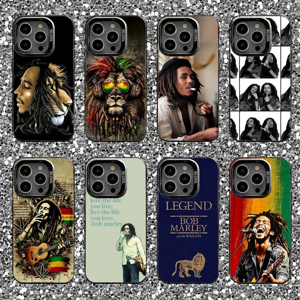 Phone Cases Jamaica - ジャマイカ ボブ・マーリー ライオン iPhone 16,15,14,13,12,11,Pro,XS,Max,Plus,Mini,SE用 スマホケース