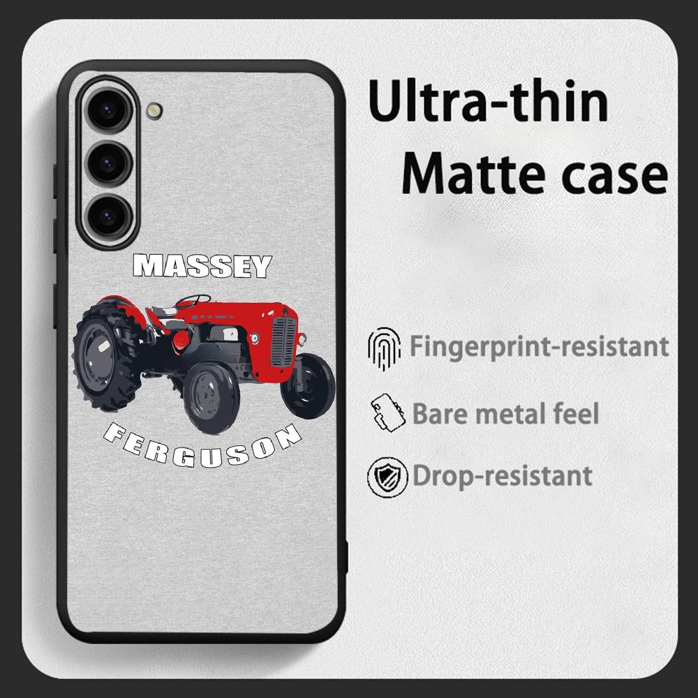 Phone Cases Samsung S23 - マッセイファーガソントラクターファッションクールな電話ケースサムスンギャラクシーS26 S25 S24 S23 S22 S21プラスウルトラフォールドAソフトブラック用
