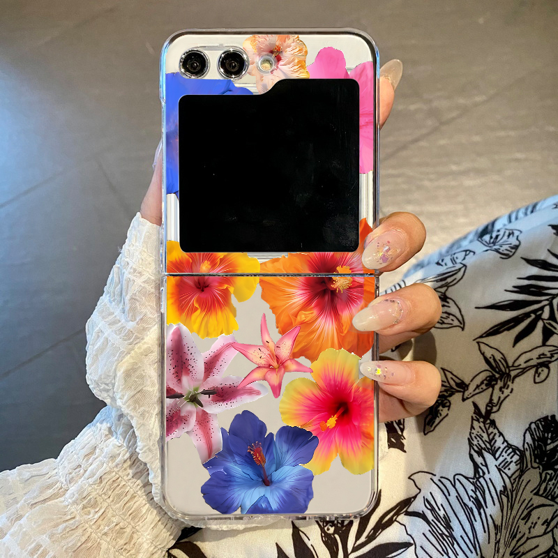 Phone Cases Z Flip 7 - リアルな花柄プリントのSamsung Galaxy Z Flip7 FE Flip6