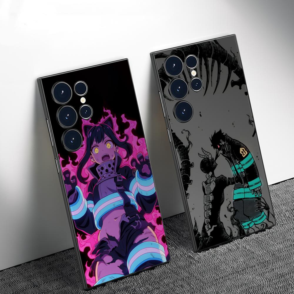 Phone Cases Samsung S23 - アニメ F-ファイアーフォース電話ケースサムスンギャラクシー S26 S25 S24 S22
