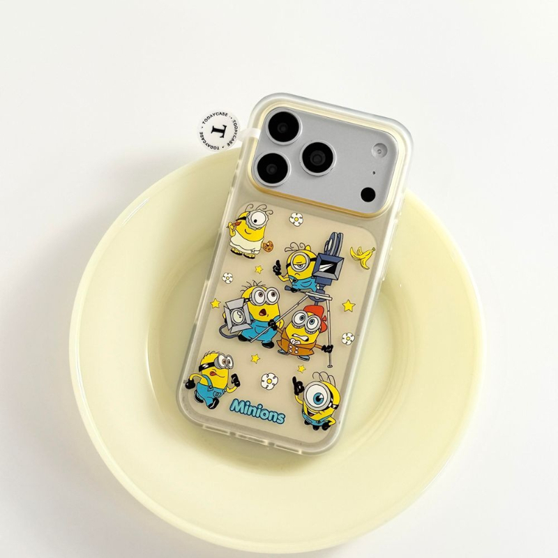 Phone Cases Cute - かわいい漫画ミニオンズのiPhoneケース iPhone 17 Pro 16 15