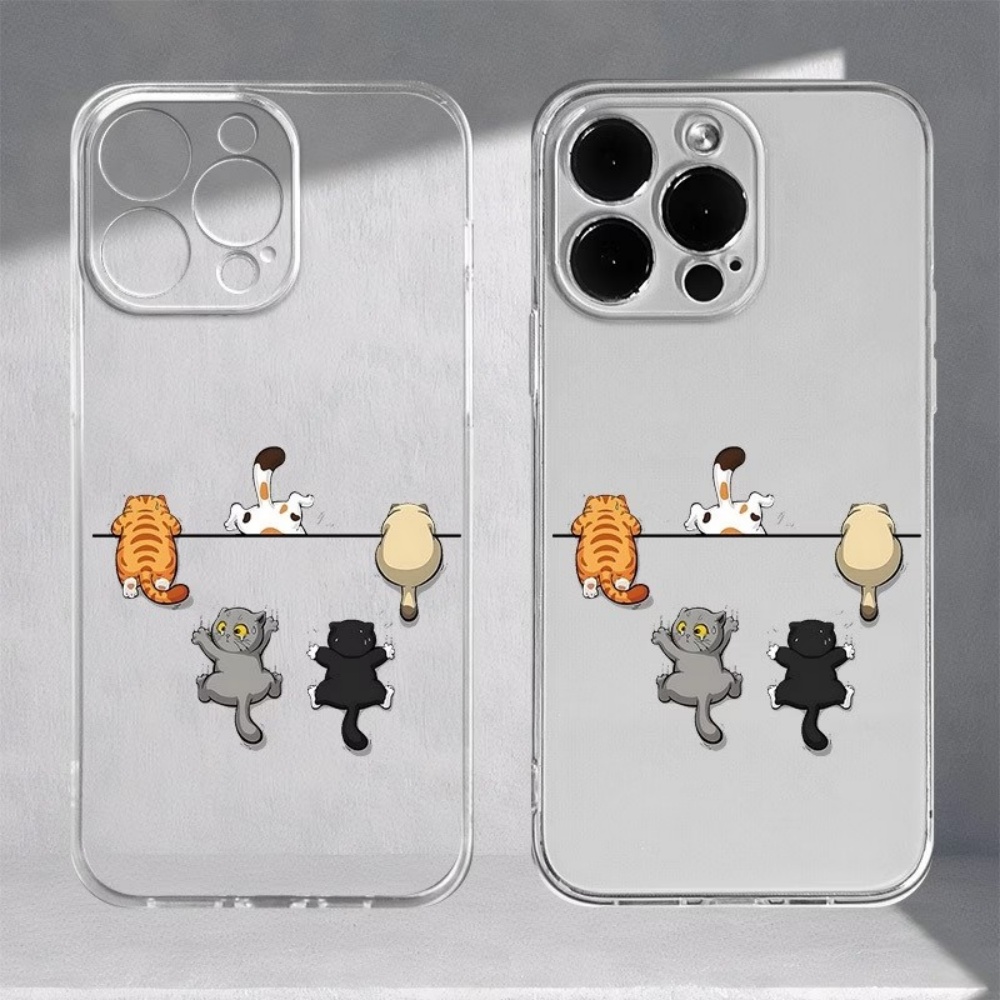 Phone Cases Like Loopy - 5匹のかわいい猫柄のスマホケース iPhone 11 12 13 14