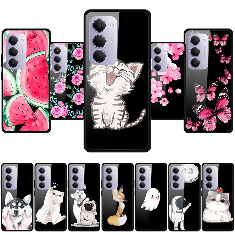 Phone Cases Eu - Redmi 15 4G EU バージョン用強化ガラス電話ケース硬度軍事グレード落下保護指紋防止光沢のあるシェルカバー