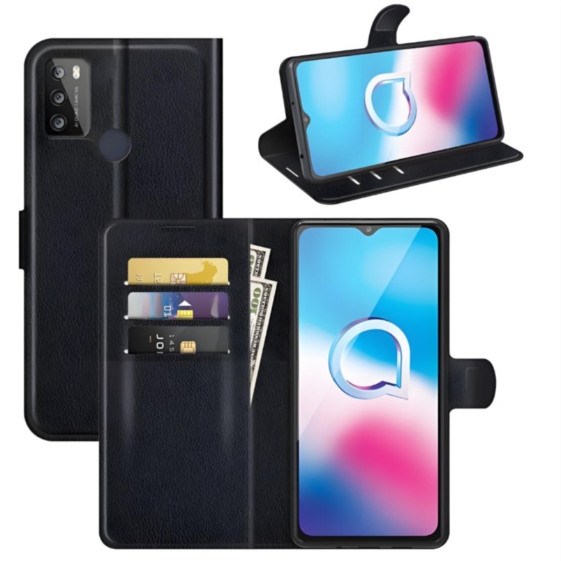 Phone Cases With Wallet On Back - アルカテル 1s 2021 ケースフリップ財布革シリコン保護電話バックカバーアルカテル 3l 2021