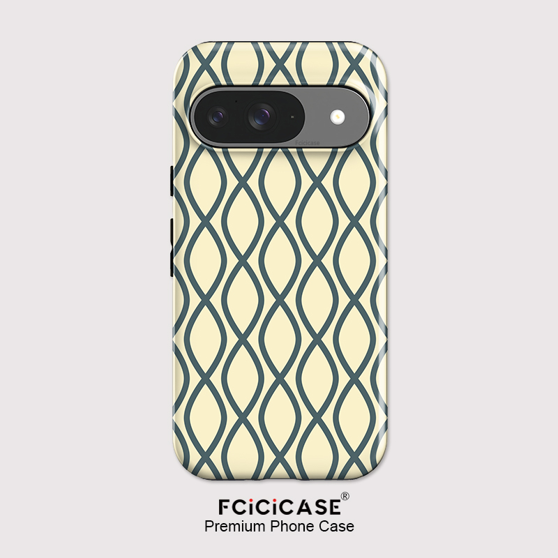 Phone Cases Pixel 10 - Fcicicase ファッションストライププリントスマホケース Google Pixel 9 8