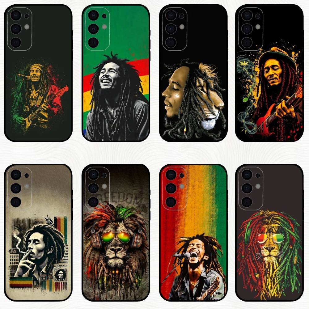 Phone Cases Jamaica - J-Jamaica Bob M-Marley Lion 電話ケース Samsung
