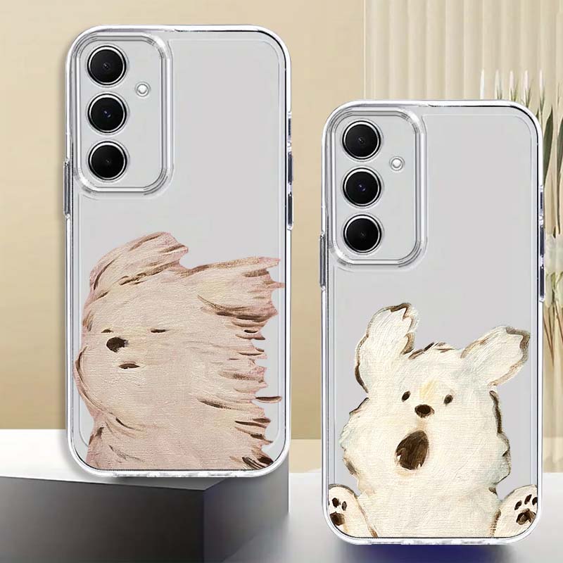 Phone Cases Funny - 面白い子羊の漫画柄のSamsung Galaxy A73 A72 A71 A55