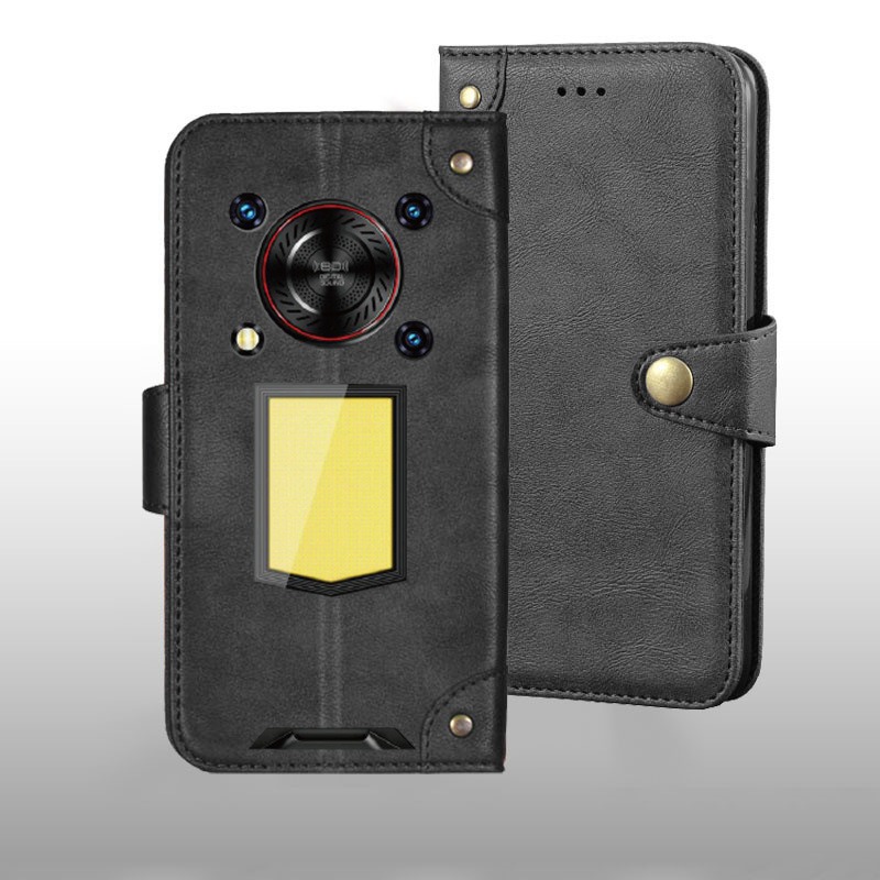 Phone Cases With Wallet On Back - Oukitel WP56 5 グラムケース金属バックルレトロレザーバックケースカバー Oukitel WP56
