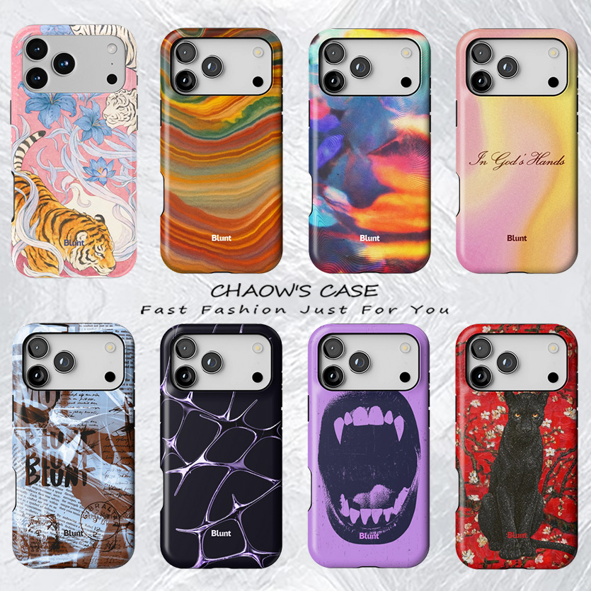 Phone Cases Blunt - ラグジュアリーブラントマーブルスワールグラデーションフォンケース iPhone 17 17e 16e 16