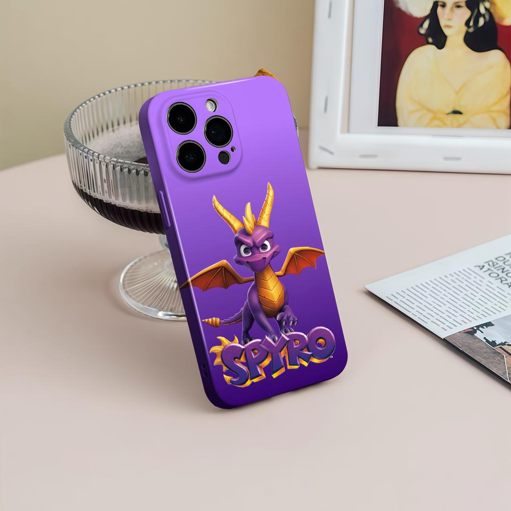 Apple Iphone 15 Pro Max - ゲーム スパイロシリーズ ドラゴン スマホケース iPhone 17