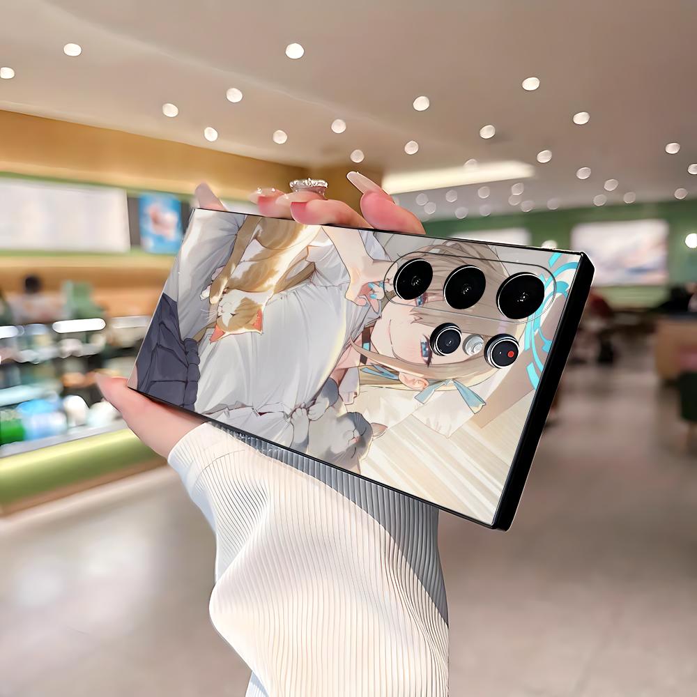 Phone Cases Samsung S23 - ホットブルーアーカイブ グリルアスナ スマホケース サムスンギャラクシーS26 S25 S24