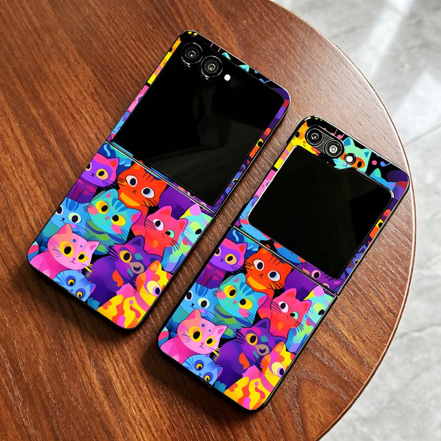 Phone Cases Z Fold 5 - フルカバーキャットフォンカバーケース Samsung Galaxy Z Flip 7