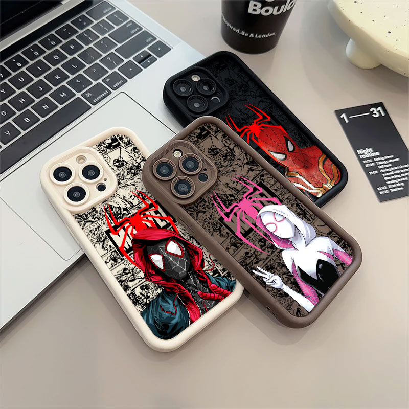 スパイダーマン マイルズ・モラレス グウェン マーベルコミッ - Phone Cases Iphone 14 のレビューと価格