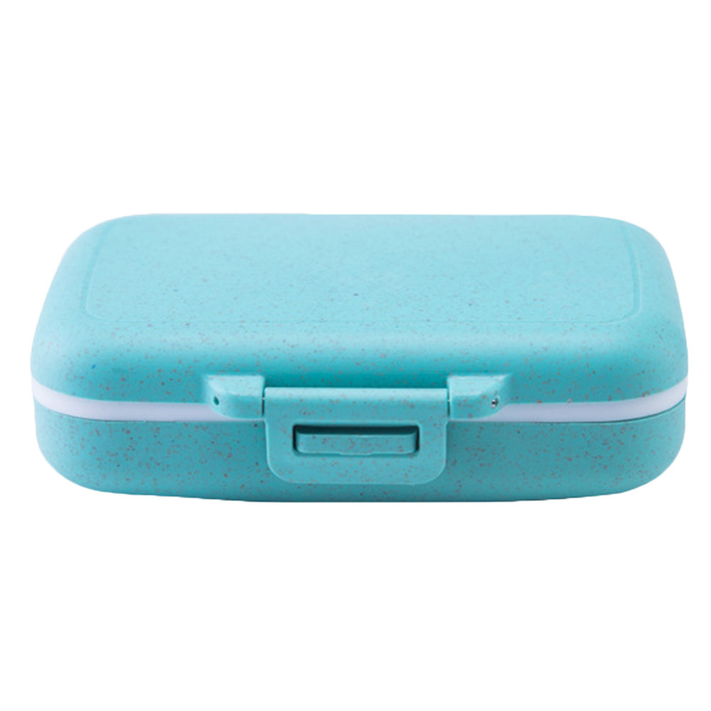 6つのコンパートメントが付いた携帯用ピルボックスオーガナイザ - Biodegradable Eco Case のレビューと価格