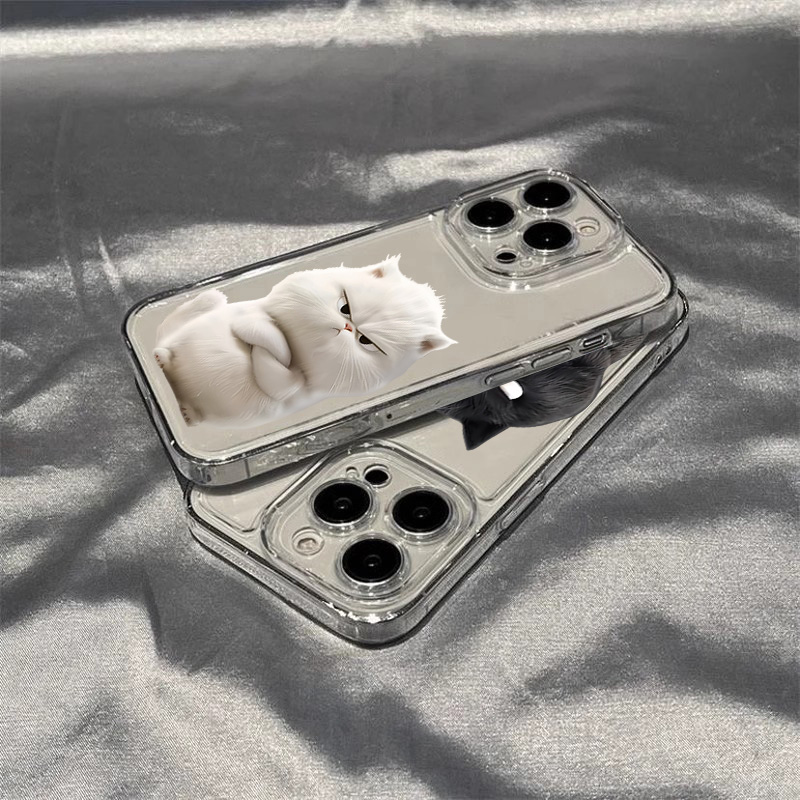 面白いクールな猫のスマホケース iPhone 17 16 1 - Phone Cases Funny のレビューと価格