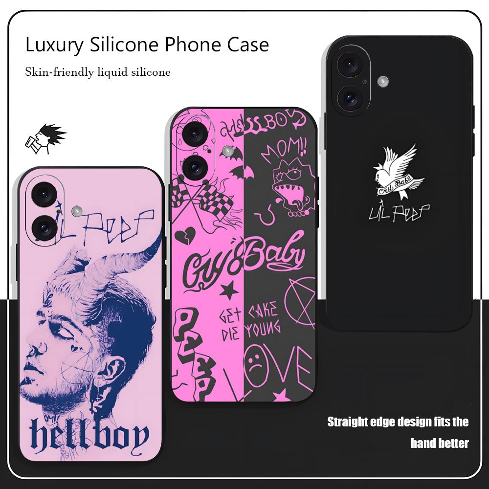 L-Lil Peep有名スター人気スマホケース iPhone - Phone Cases Like Loopy のレビューと価格