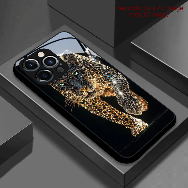 PROTECT ダイヤモンドセット ゴールド チーター iP - Phone Cases Expensive のレビューと価格