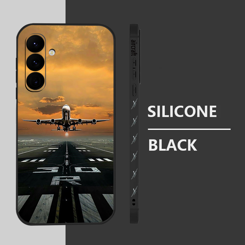 飛行機プリントのスマホケース Samsung Galaxy  - Phone Cases Galaxy A17 のレビューと価格