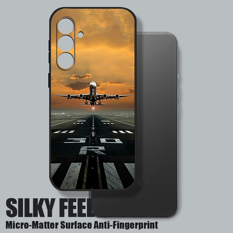 飛行機プリントのスマホケース Samsung Galaxy  - Phone Cases Galaxy A17 のレビューと価格