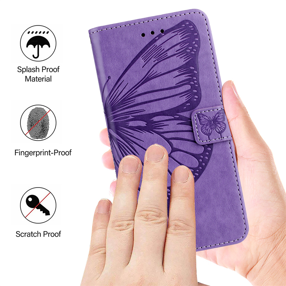 フリップ磁気レザーウォレット電話ケースカードスロットスタンド - Phone Cases Eu のレビューと価格