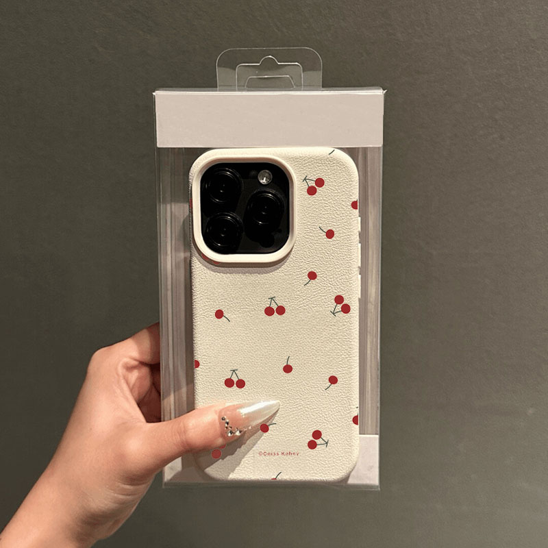 かわいい漫画のチェリーとライチ柄のスマホケース、Samsun - Phone Cases Cute のレビューと価格
