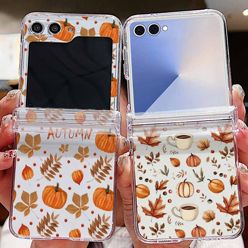 秋の紅葉柄スマホケース Samsung Galaxy Z F - Phone Cases Z Flip 7 のレビューと価格