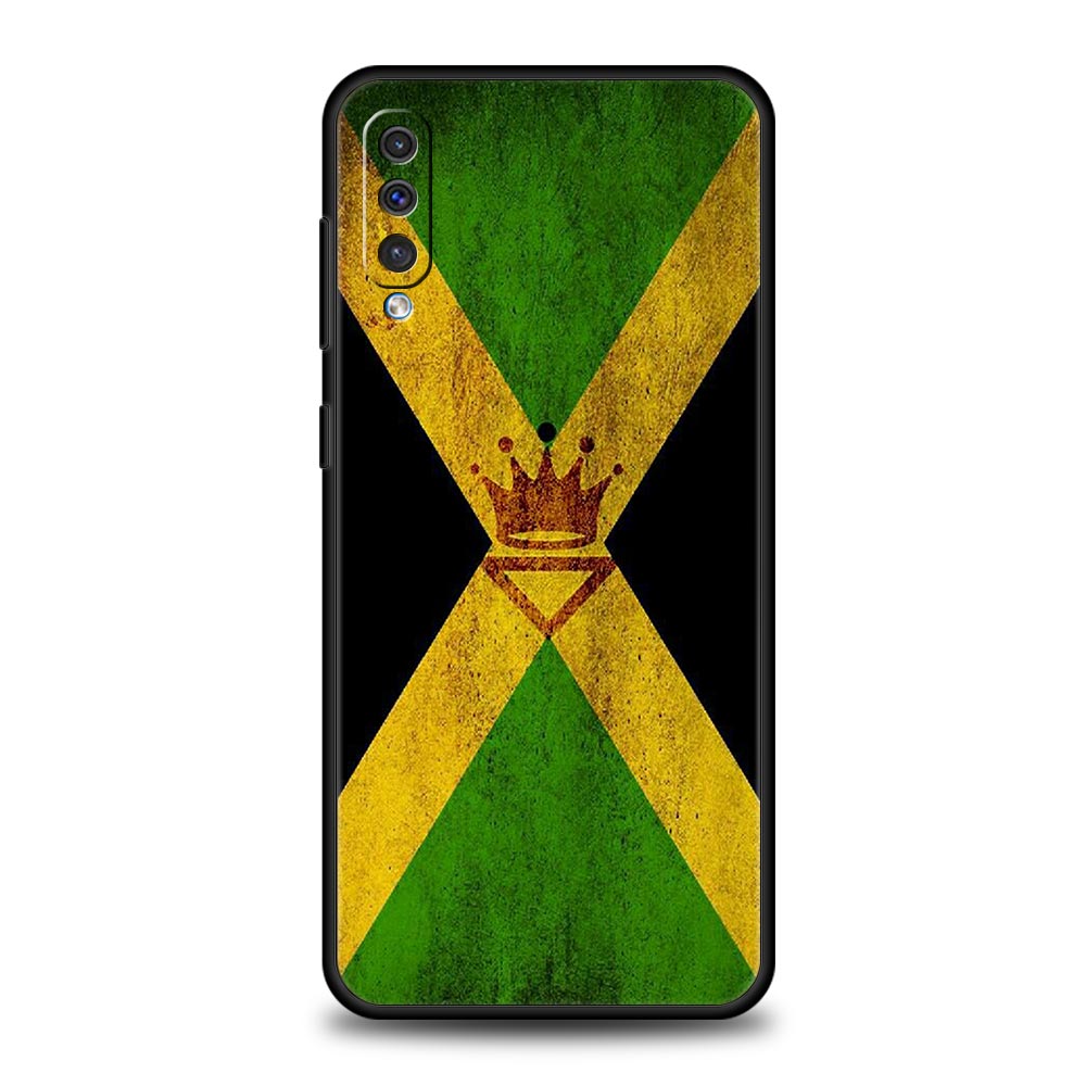 ジャマイカ国旗柄スマホケース Samsung A56 A36 - Phone Cases Jamaica のレビューと価格