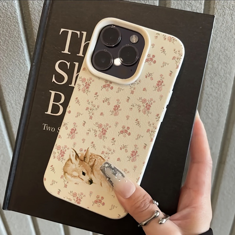 可愛い鹿柄と花柄がいっぱいのライチ風スマホケース iPhon - Phone Cases Like Loopy のレビューと価格