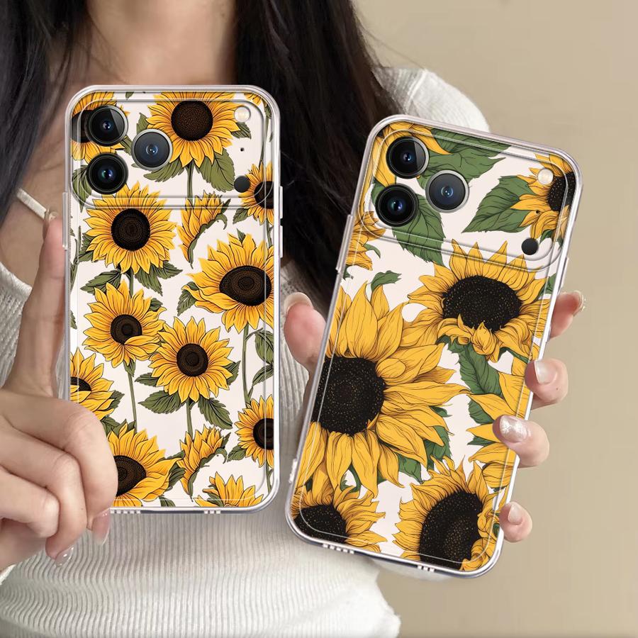 かわいいひまわり柄ケース Apple iPhone 17 P - Phone Cases Like Loopy のレビューと価格