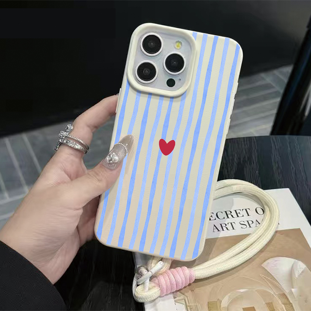 縦縞ハート柄スマホケース iPhone 17 16 15 1 - Apple Iphone 15 Pro Max のレビューと価格