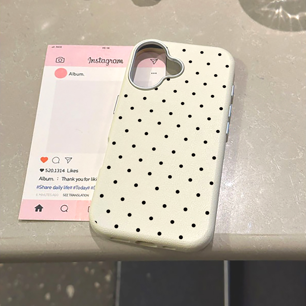 韓国INSキュートな水玉模様のiPhoneケース iPhon - Phone Cases Expensive のレビューと価格
