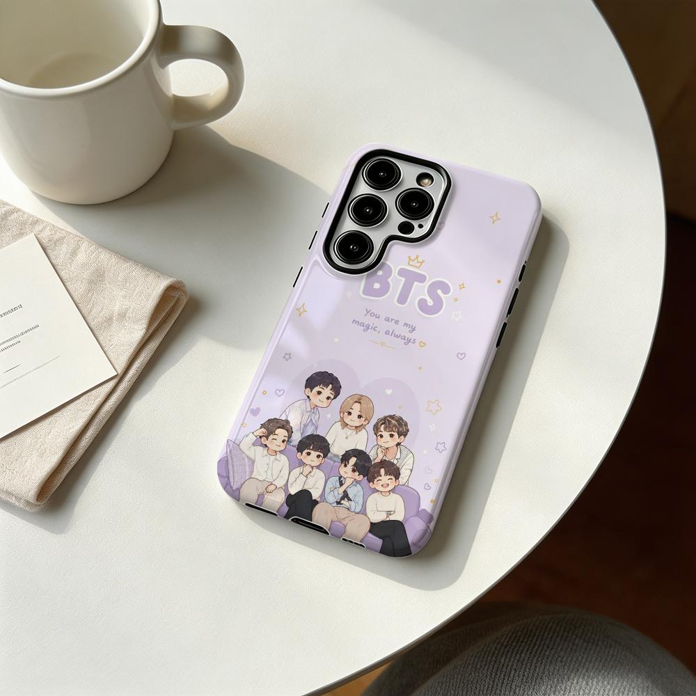 クールな防弾BTSボーイズデザインのスマホケース、サムスンギ - Phone Cases Samsung S23 のレビューと価格