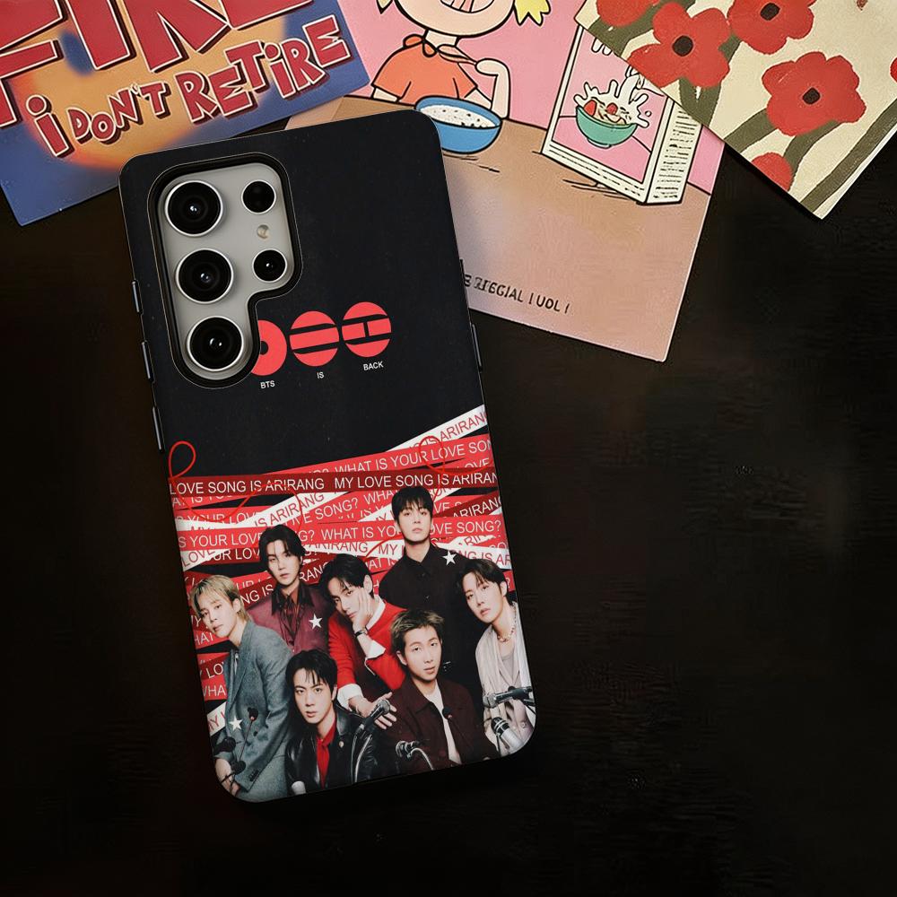 クールな防弾BTSボーイズデザインのスマホケース、サムスンギ - Phone Cases Samsung S23 のレビューと価格