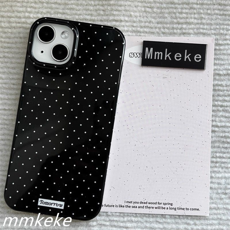 韓国風のかわいい水玉模様のiPhoneケース iPhone  - Phone Cases Junk のレビューと価格