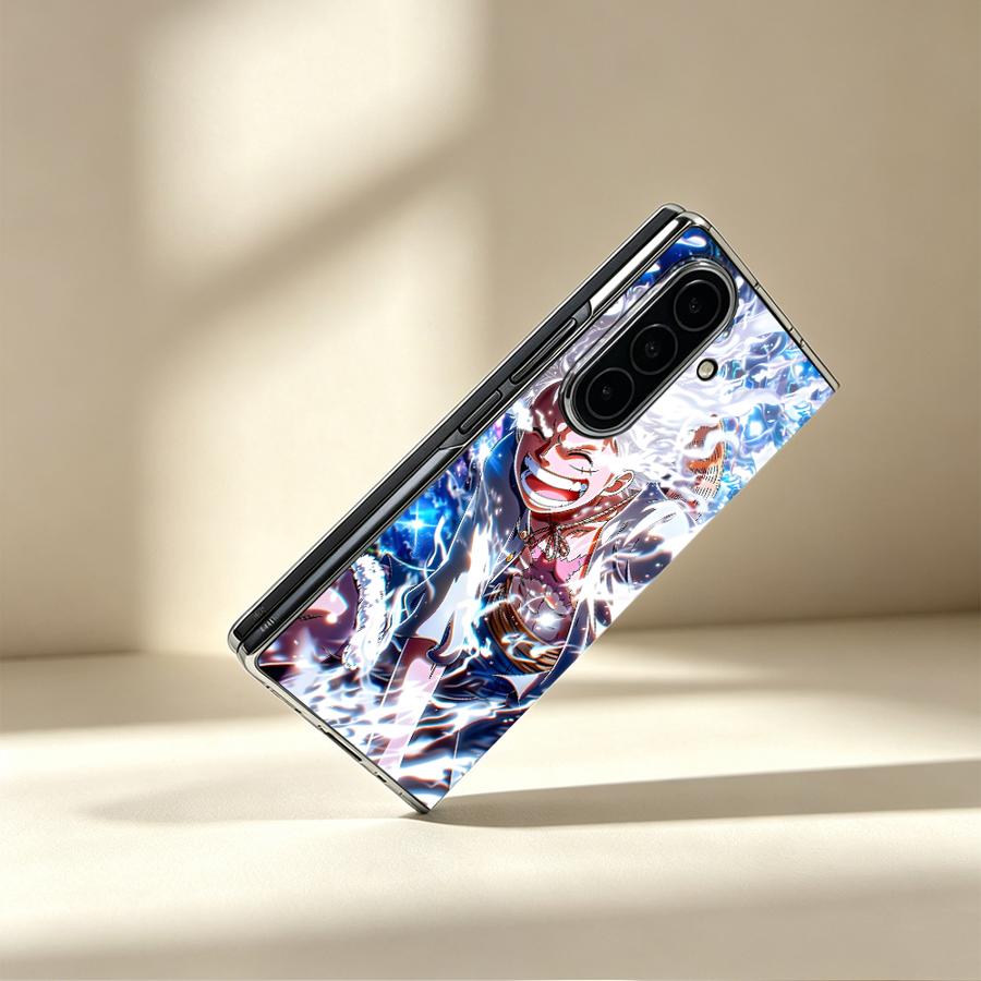 漫画風ワンピース透明ソフトフォンカバーケース Samsung - Phone Cases Z Fold 5 のレビューと価格