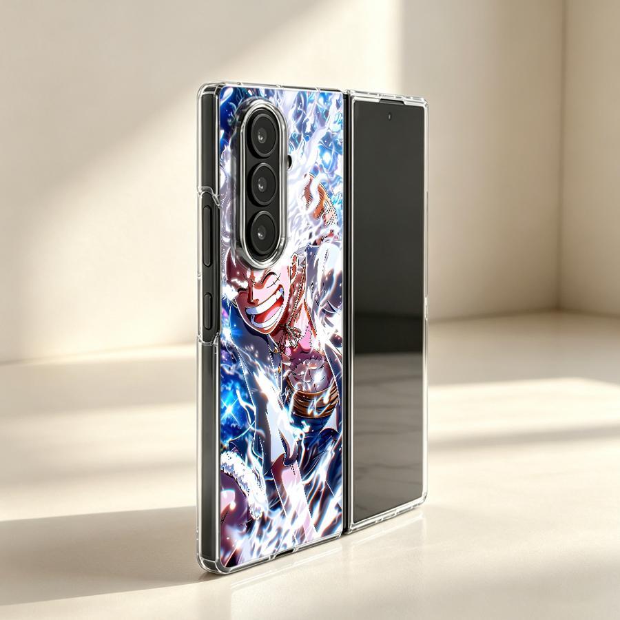 漫画風ワンピース透明ソフトフォンカバーケース Samsung - Phone Cases Z Fold 5 のレビューと価格