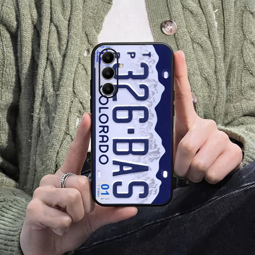 ホットで面白いナンバープレート柄のクールなスマホケース、Sa - Phone Cases Funny のレビューと価格