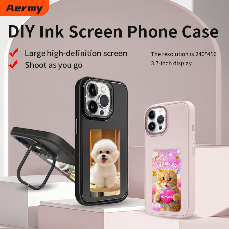 NFCスマートE-inkスマホケース DIY写真表示電子イン - Phone Cases Diy のレビューと価格