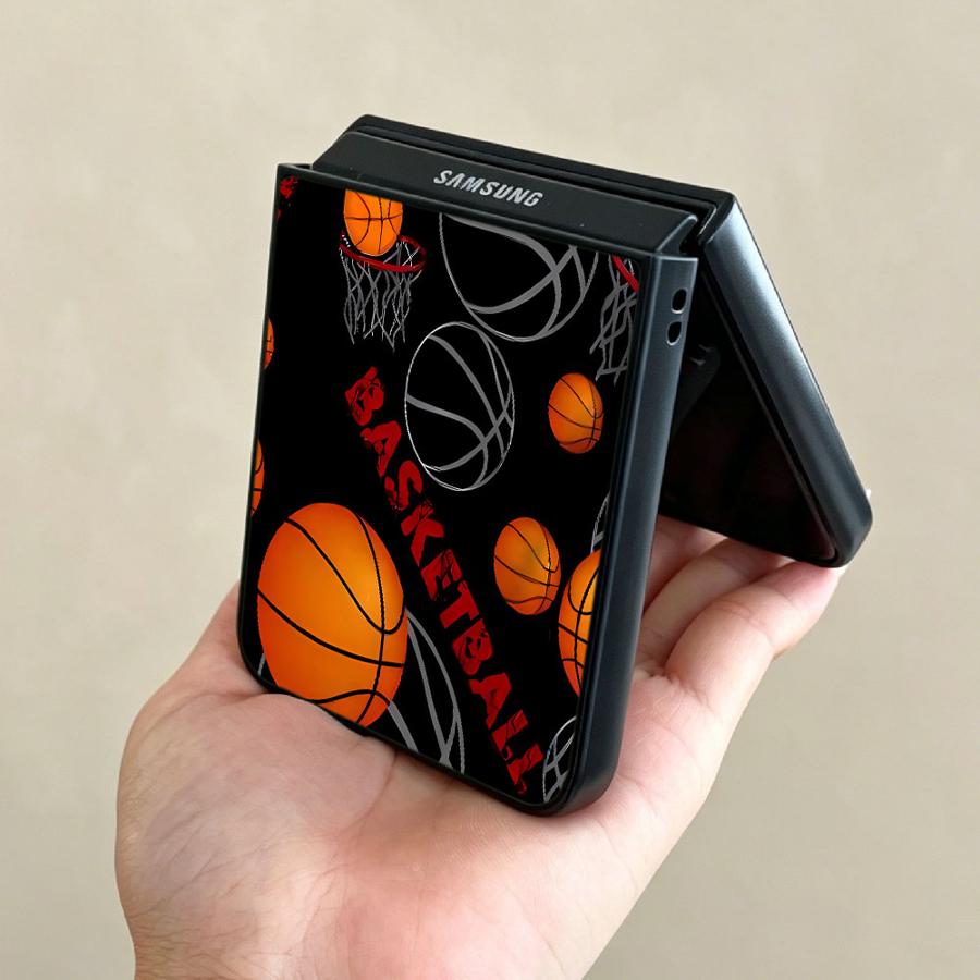 バスケットボールフープバックフォンカバー fundaケース  - Phone Cases Z Flip 7 のレビューと価格