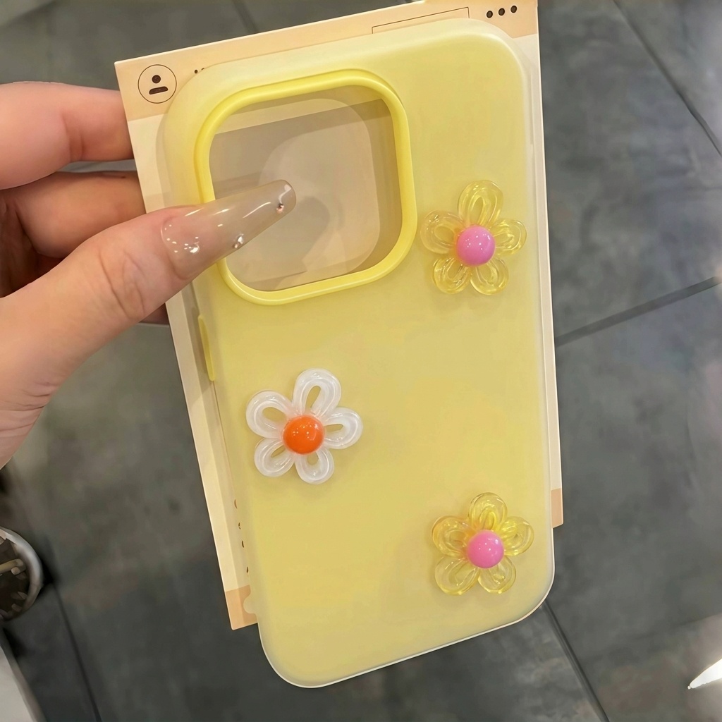韓国風3D DIYカラフルフラワーランヤード付きスマホケース - Phone Cases Diy のレビューと価格