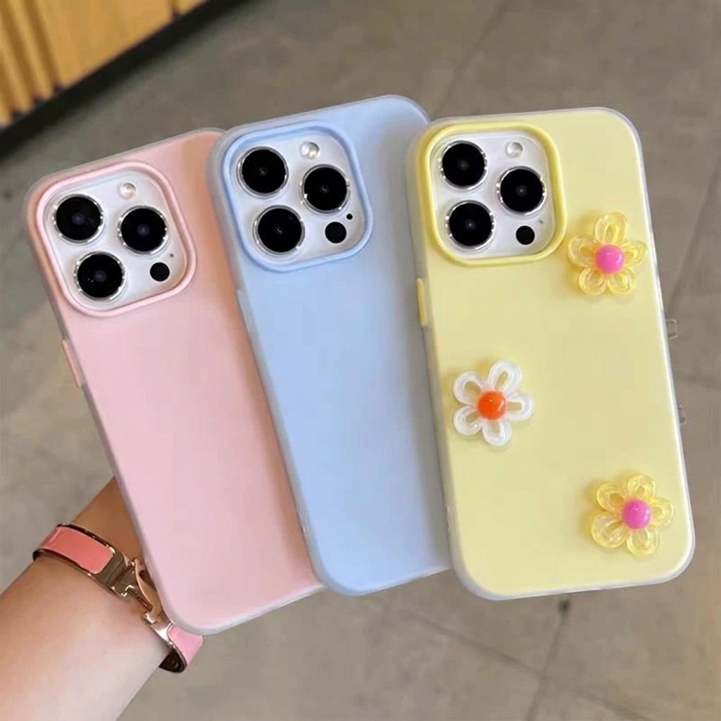 韓国風3D DIYカラフルフラワーランヤード付きスマホケース - Phone Cases Diy のレビューと価格