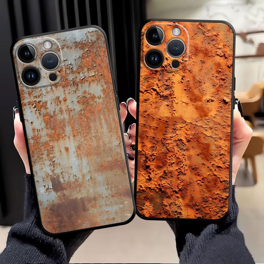 レトロな錆びデザインのiPhoneケース（iPhone 13 - Phone Cases Like Loopy のレビューと価格