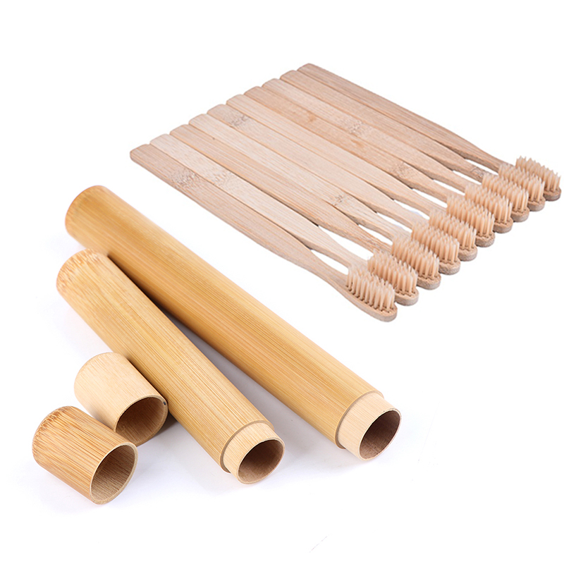 環境にやさしい竹製歯ブラシ,生分解性,口腔ケア,竹ハンドル, - Biodegradable Eco Case のレビューと価格