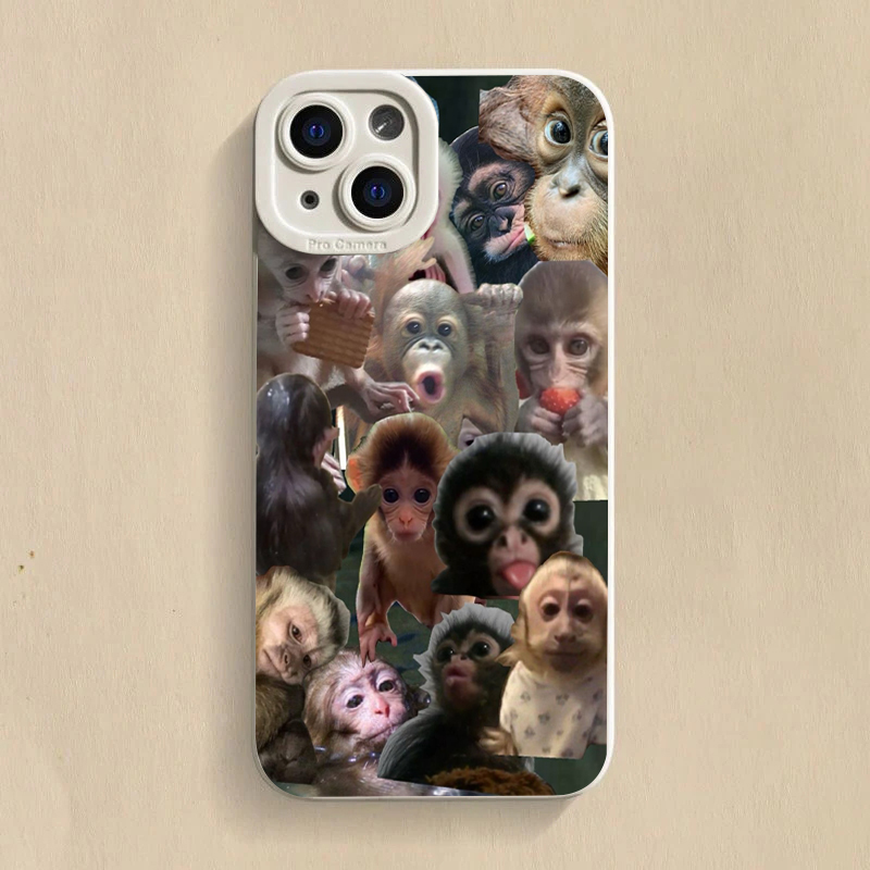 面白いモンキー柄のスマホケース、Samsung Galaxy - Phone Cases Funny のレビューと価格