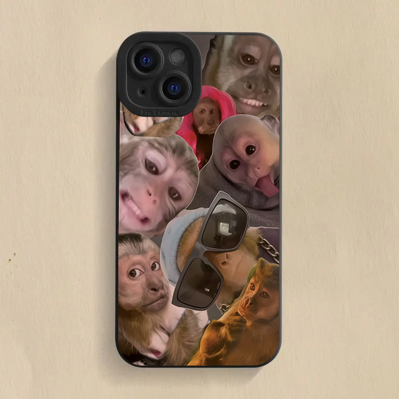 面白いモンキー柄のスマホケース、Samsung Galaxy - Phone Cases Funny のレビューと価格