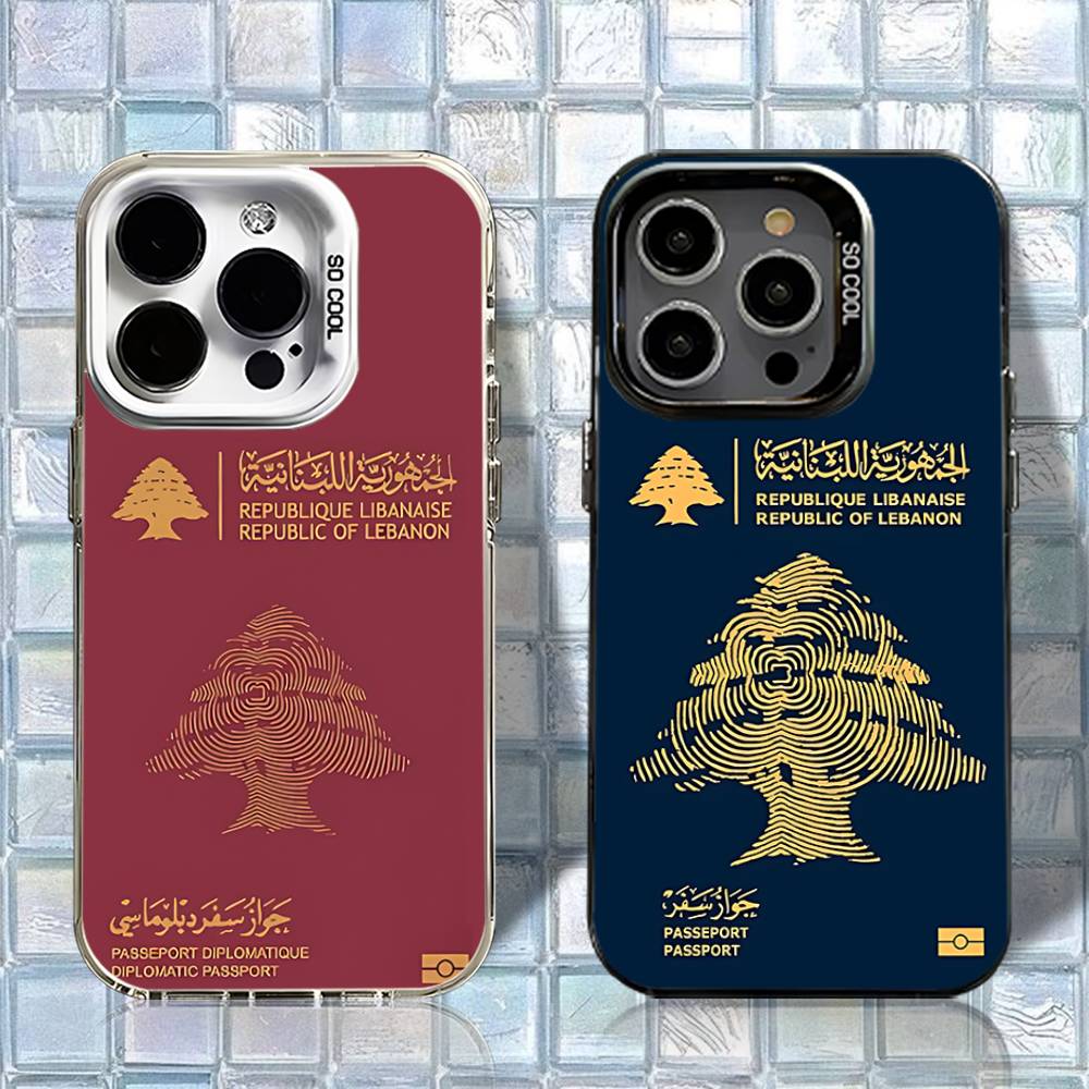 レバノンパスポート柄 iPhone 16,15,14,13, - Phone Cases Lebanon のレビューと価格